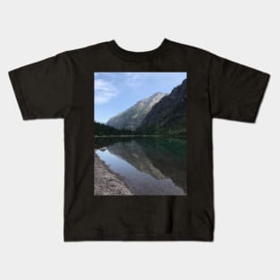 Mountain Reflection in Lake Kids T-Shirt